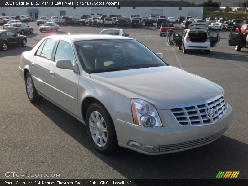 Vanille Latte Metallic / Shale/Cocoa Accents 2011 Cadillac DTS