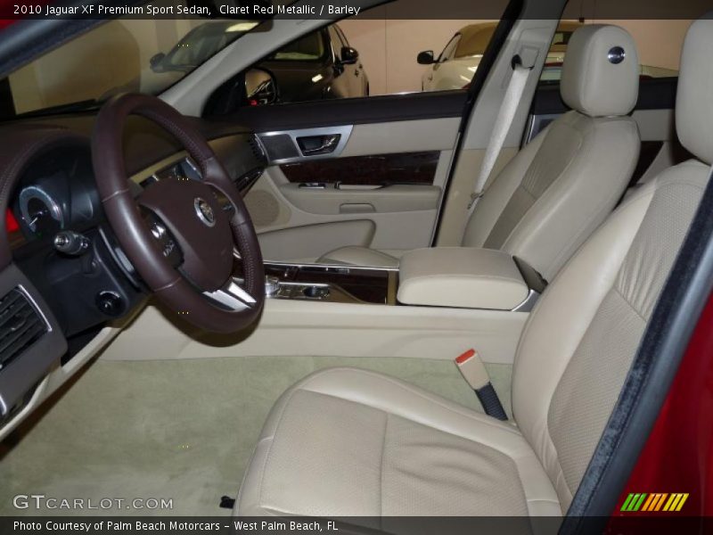  2010 XF Premium Sport Sedan Barley Interior