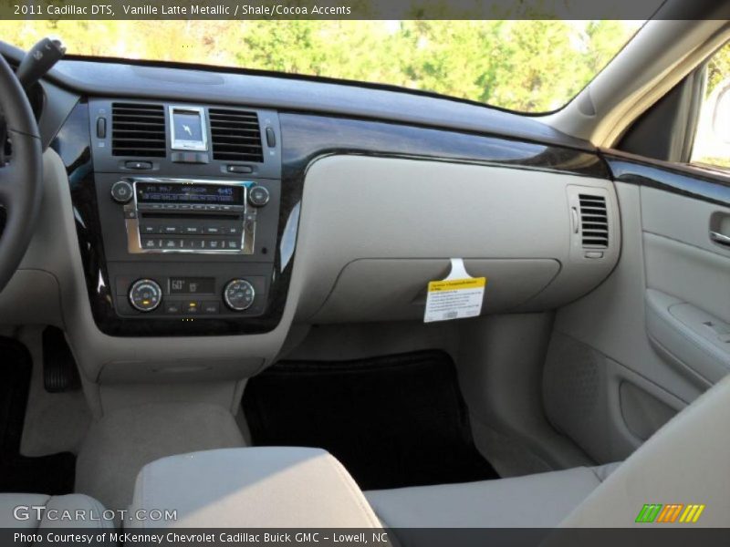 Dashboard of 2011 DTS 