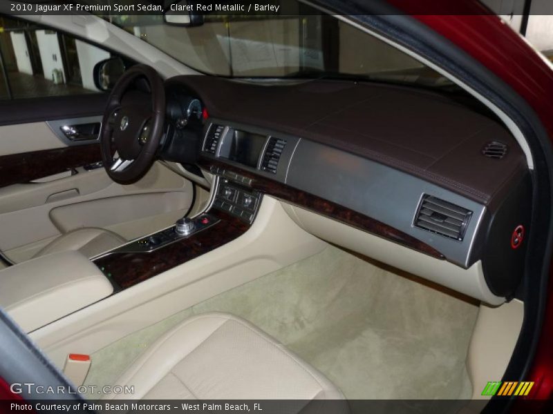 Dashboard of 2010 XF Premium Sport Sedan