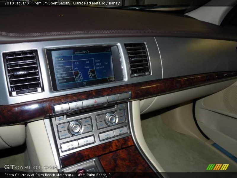 Controls of 2010 XF Premium Sport Sedan