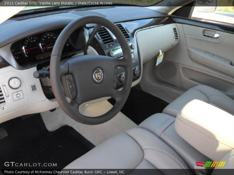 Vanille Latte Metallic / Shale/Cocoa Accents 2011 Cadillac DTS
