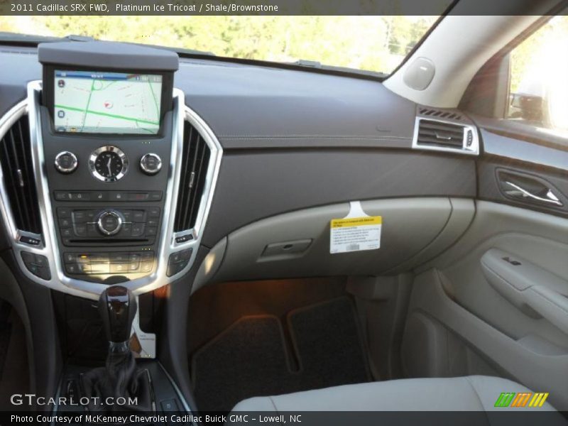 Platinum Ice Tricoat / Shale/Brownstone 2011 Cadillac SRX FWD