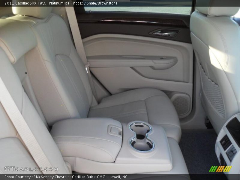Platinum Ice Tricoat / Shale/Brownstone 2011 Cadillac SRX FWD