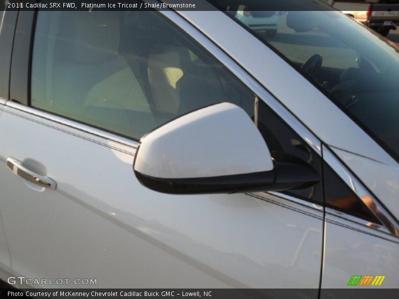 Platinum Ice Tricoat / Shale/Brownstone 2011 Cadillac SRX FWD