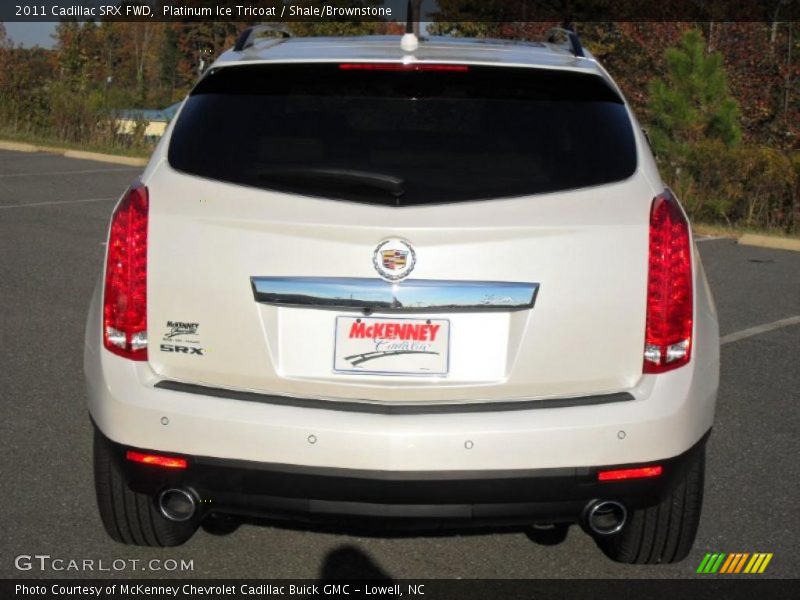 Platinum Ice Tricoat / Shale/Brownstone 2011 Cadillac SRX FWD