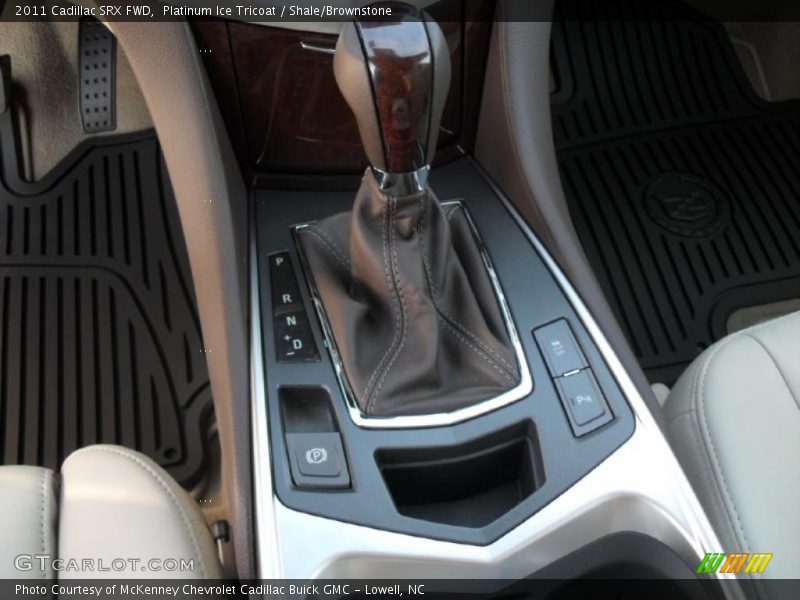 Platinum Ice Tricoat / Shale/Brownstone 2011 Cadillac SRX FWD