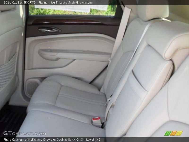 Platinum Ice Tricoat / Shale/Brownstone 2011 Cadillac SRX FWD