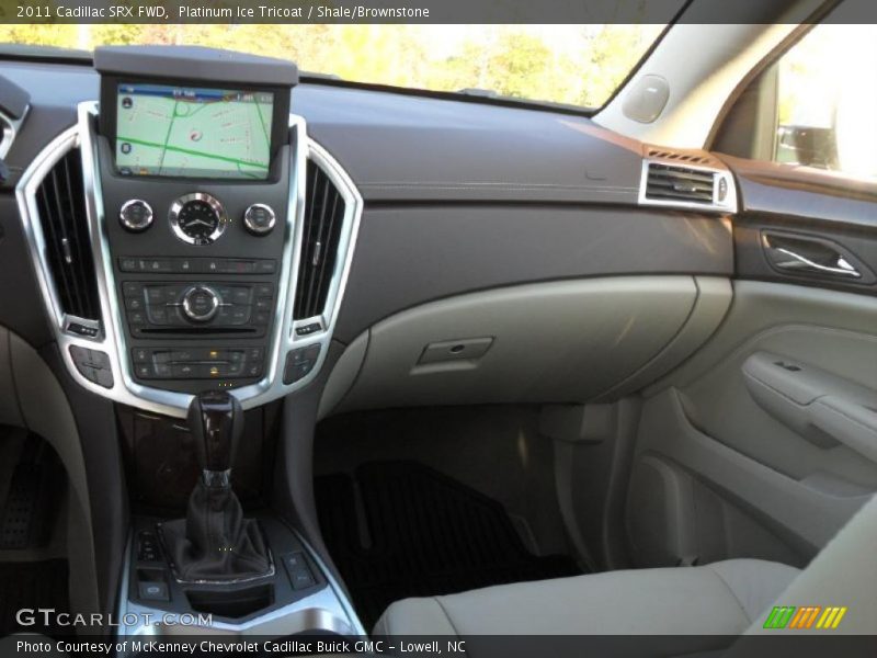 Platinum Ice Tricoat / Shale/Brownstone 2011 Cadillac SRX FWD
