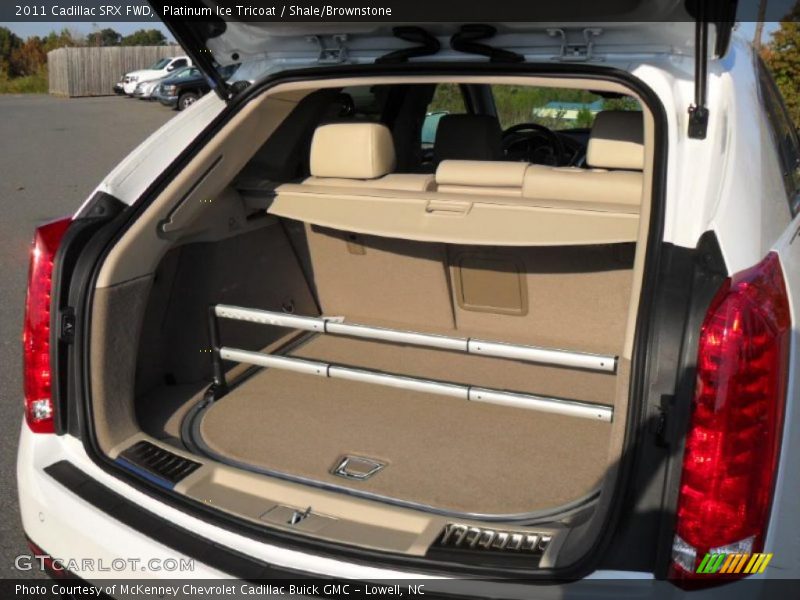 Platinum Ice Tricoat / Shale/Brownstone 2011 Cadillac SRX FWD