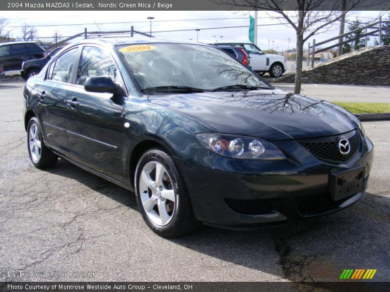 Front 3/4 View of 2004 MAZDA3 i Sedan