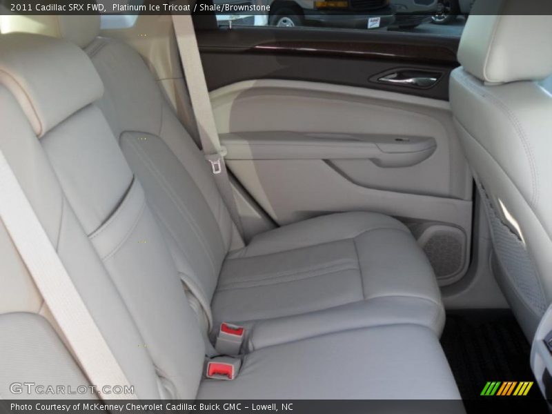 Platinum Ice Tricoat / Shale/Brownstone 2011 Cadillac SRX FWD