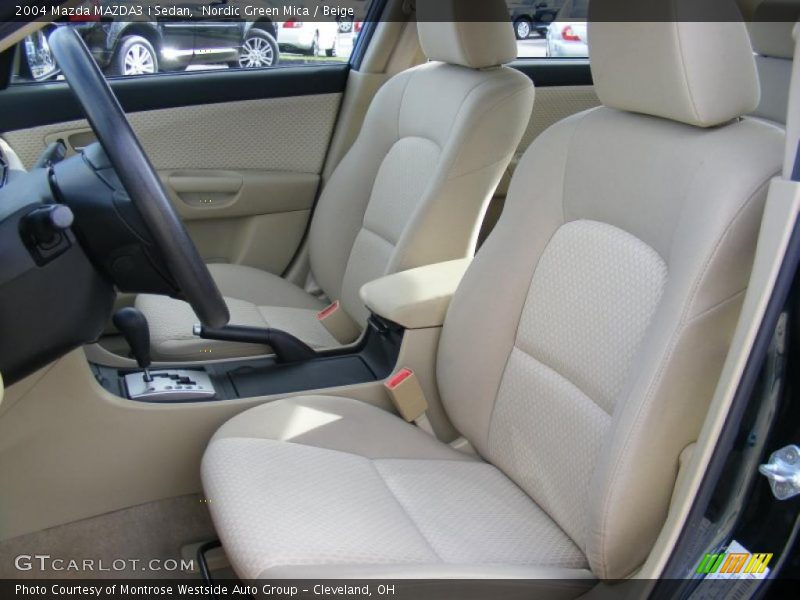  2004 MAZDA3 i Sedan Beige Interior