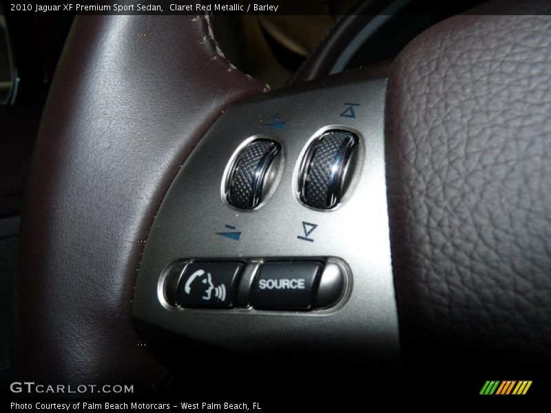 Controls of 2010 XF Premium Sport Sedan