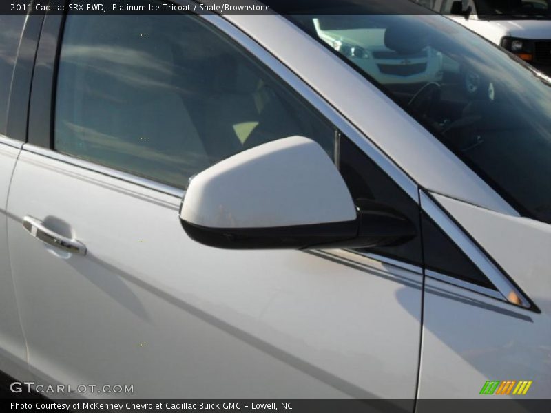 Platinum Ice Tricoat / Shale/Brownstone 2011 Cadillac SRX FWD