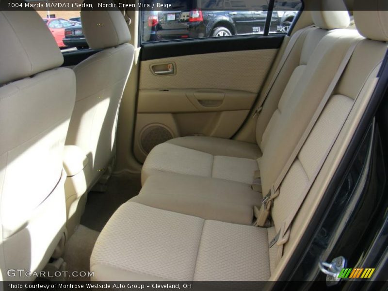  2004 MAZDA3 i Sedan Beige Interior