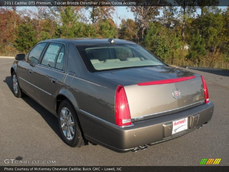 Tuscan Bronze ChromFlair / Shale/Cocoa Accents 2011 Cadillac DTS Premium