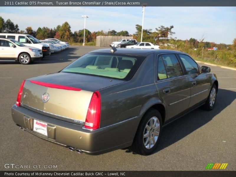 Tuscan Bronze ChromFlair / Shale/Cocoa Accents 2011 Cadillac DTS Premium