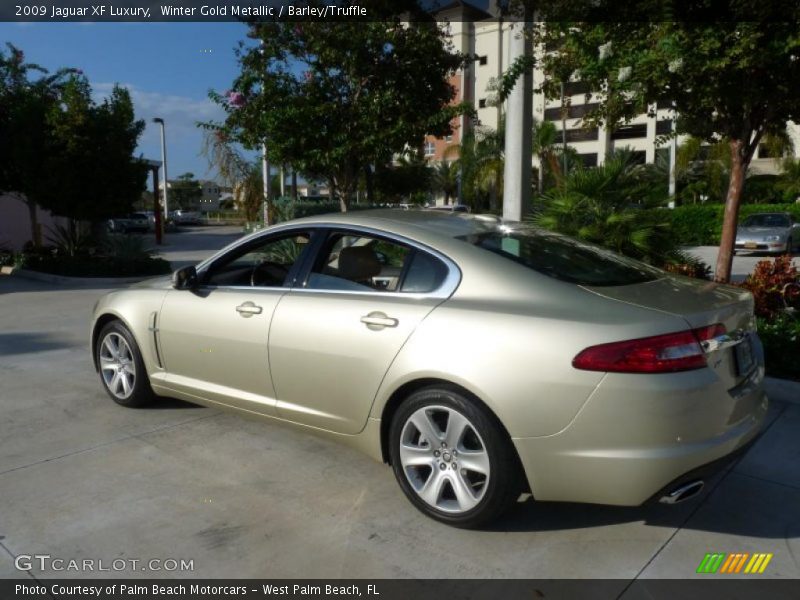 Winter Gold Metallic / Barley/Truffle 2009 Jaguar XF Luxury