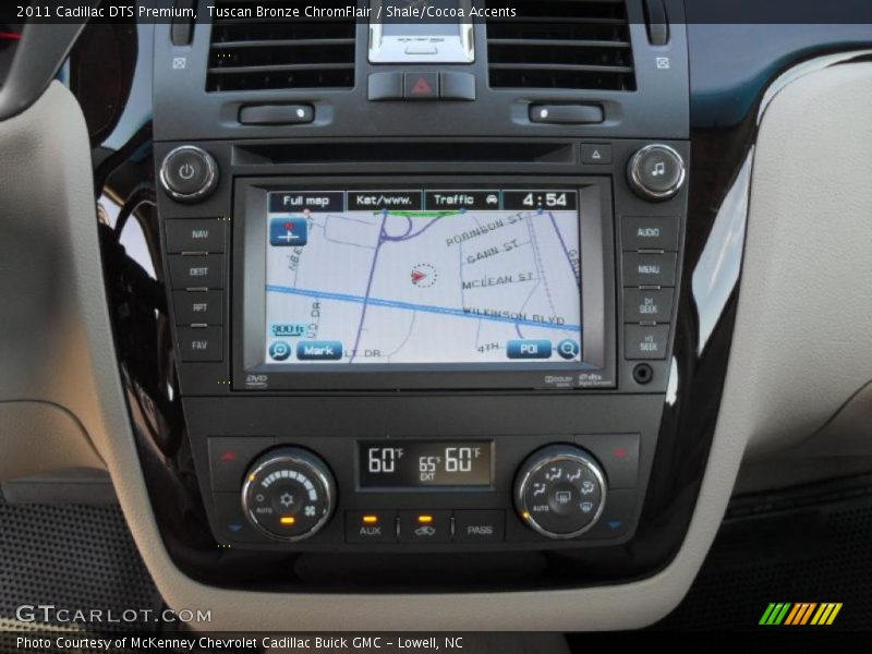 Navigation of 2011 DTS Premium