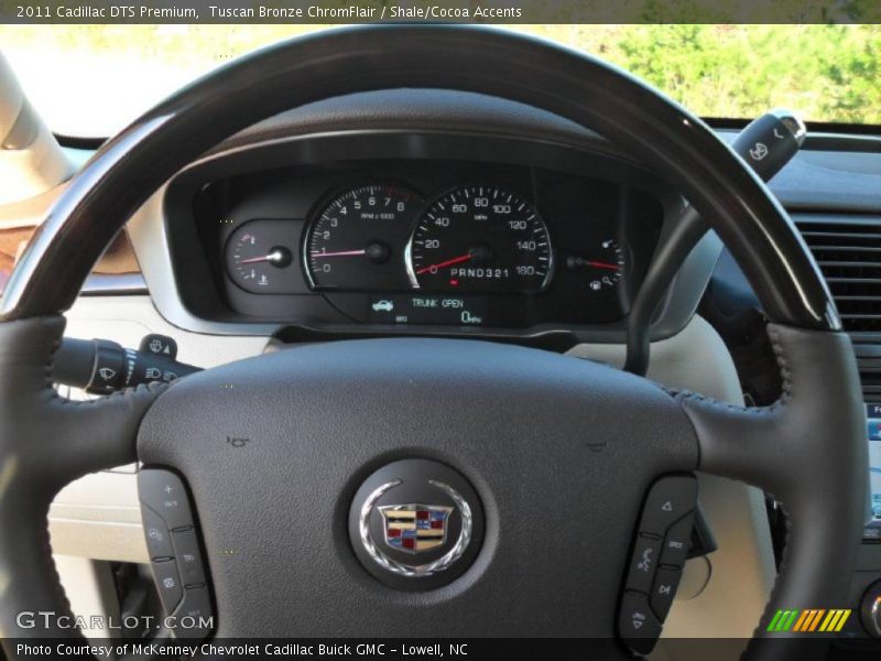 Tuscan Bronze ChromFlair / Shale/Cocoa Accents 2011 Cadillac DTS Premium