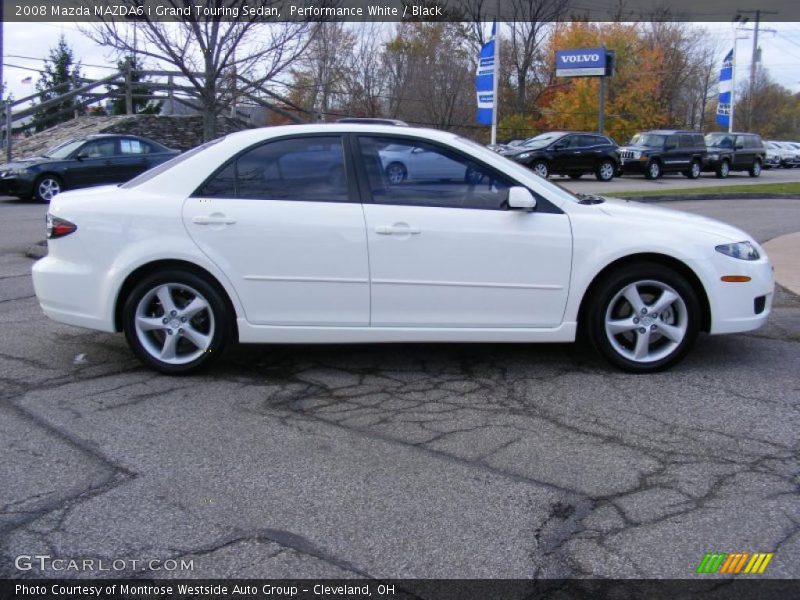Performance White / Black 2008 Mazda MAZDA6 i Grand Touring Sedan
