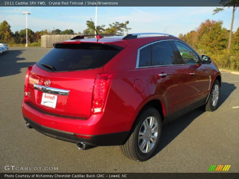 Crystal Red Tintcoat / Shale/Brownstone 2011 Cadillac SRX FWD