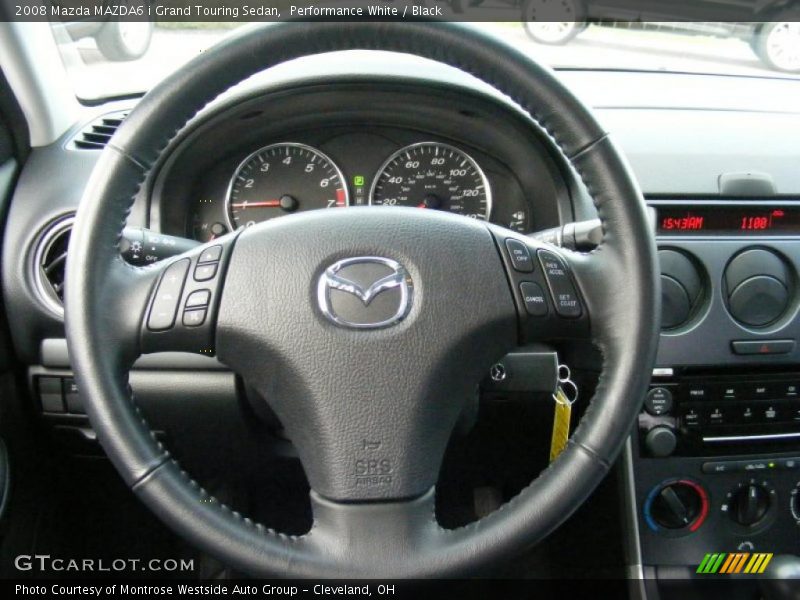 Performance White / Black 2008 Mazda MAZDA6 i Grand Touring Sedan