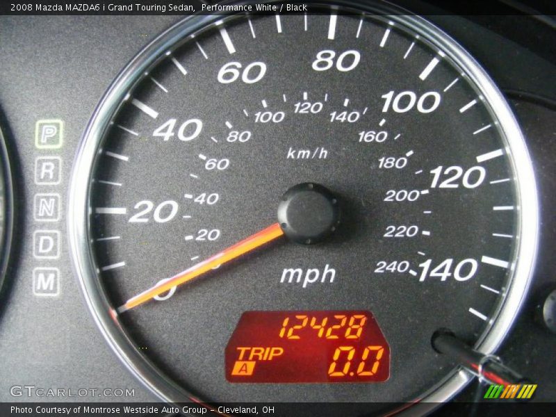 Performance White / Black 2008 Mazda MAZDA6 i Grand Touring Sedan