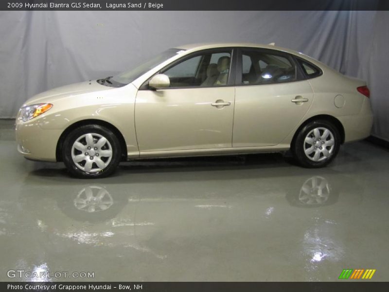 Laguna Sand / Beige 2009 Hyundai Elantra GLS Sedan