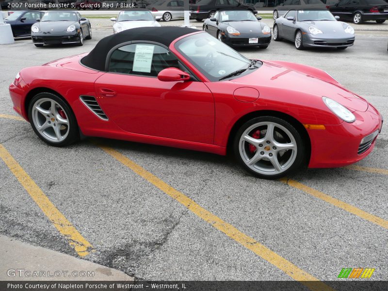 Guards Red / Black 2007 Porsche Boxster S