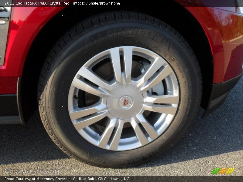 Crystal Red Tintcoat / Shale/Brownstone 2011 Cadillac SRX FWD