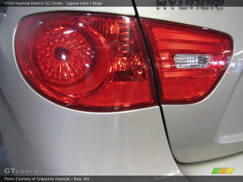 Laguna Sand / Beige 2009 Hyundai Elantra GLS Sedan