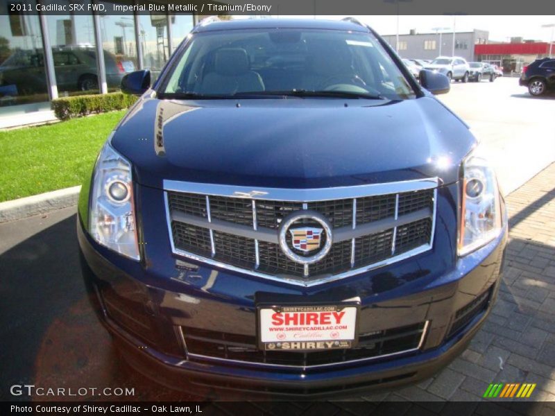 Imperial Blue Metallic / Titanium/Ebony 2011 Cadillac SRX FWD