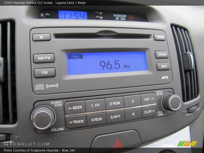 Laguna Sand / Beige 2009 Hyundai Elantra GLS Sedan