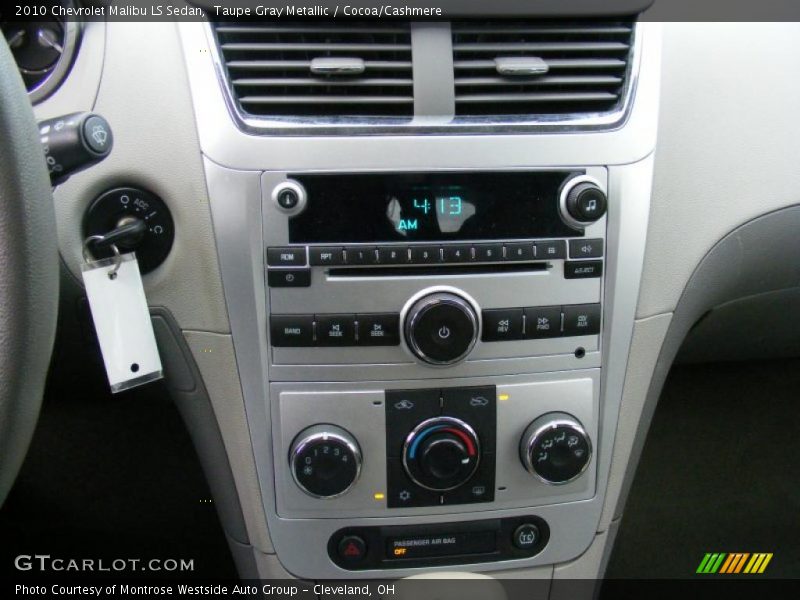 Taupe Gray Metallic / Cocoa/Cashmere 2010 Chevrolet Malibu LS Sedan