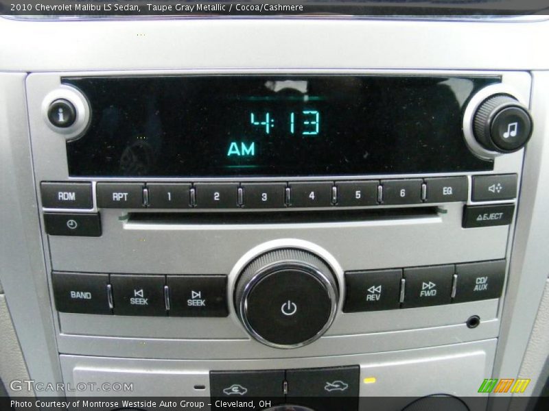 Taupe Gray Metallic / Cocoa/Cashmere 2010 Chevrolet Malibu LS Sedan