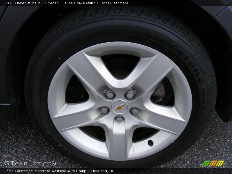 Taupe Gray Metallic / Cocoa/Cashmere 2010 Chevrolet Malibu LS Sedan
