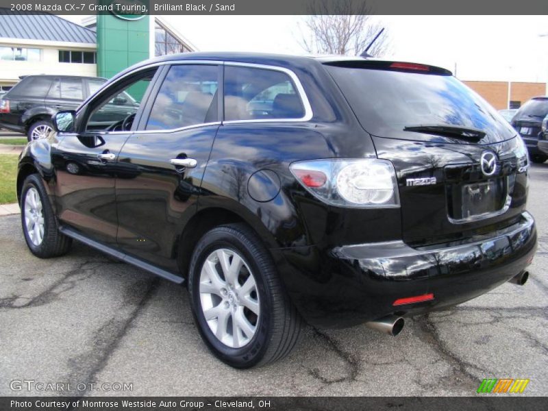 Brilliant Black / Sand 2008 Mazda CX-7 Grand Touring