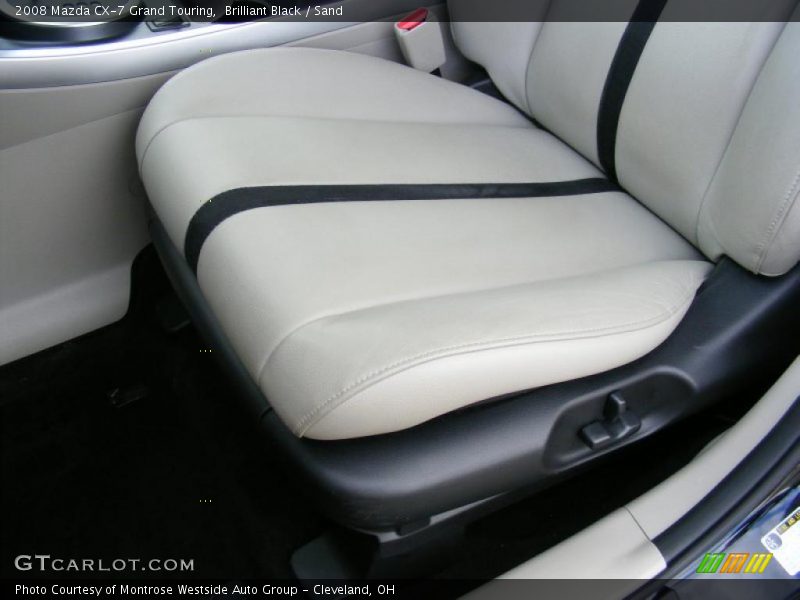 Brilliant Black / Sand 2008 Mazda CX-7 Grand Touring