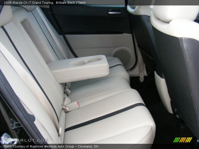 Brilliant Black / Sand 2008 Mazda CX-7 Grand Touring