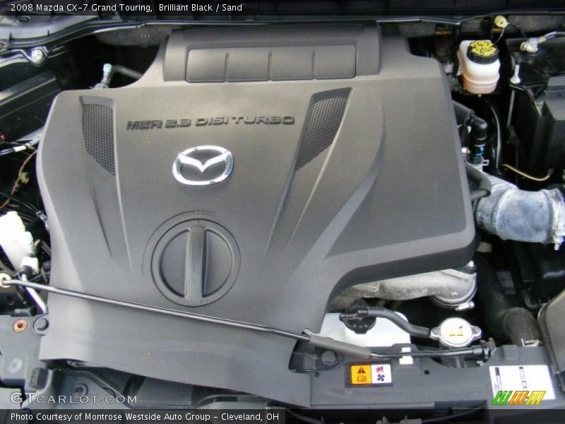Brilliant Black / Sand 2008 Mazda CX-7 Grand Touring