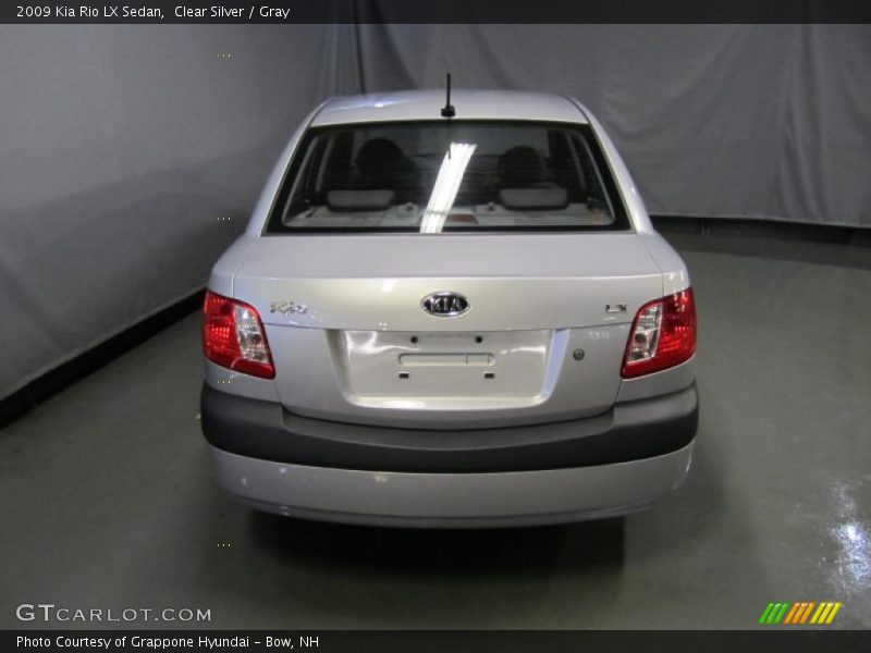 Clear Silver / Gray 2009 Kia Rio LX Sedan