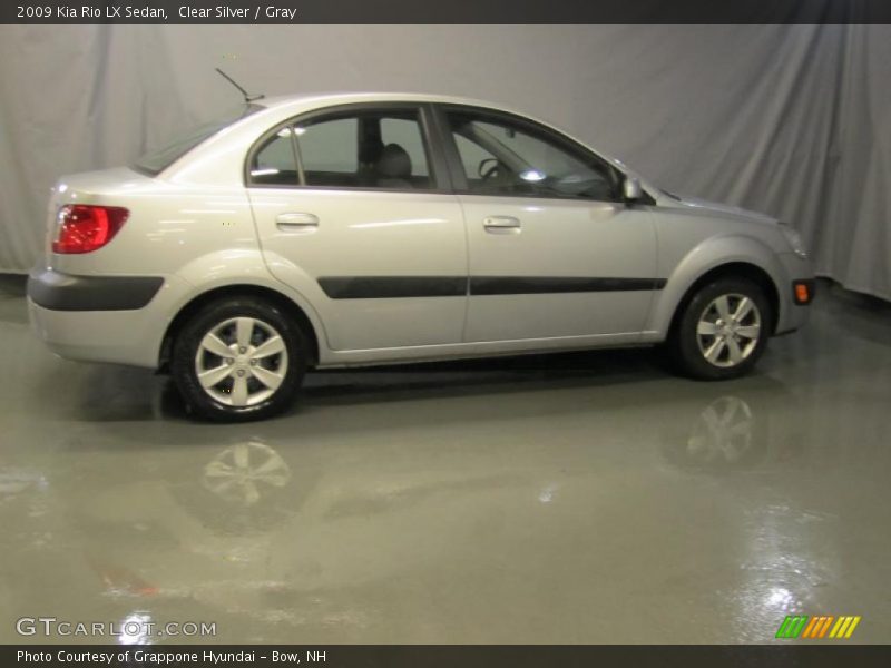 Clear Silver / Gray 2009 Kia Rio LX Sedan