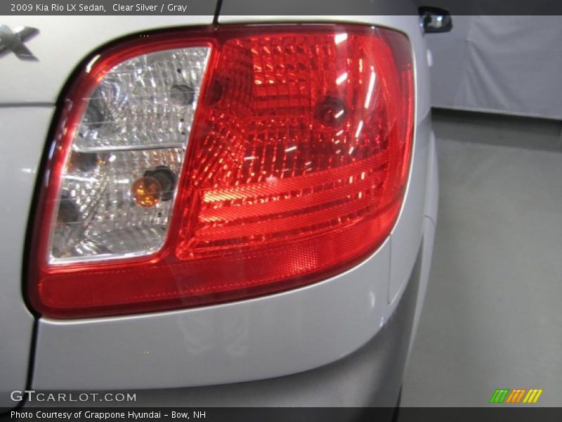 Clear Silver / Gray 2009 Kia Rio LX Sedan