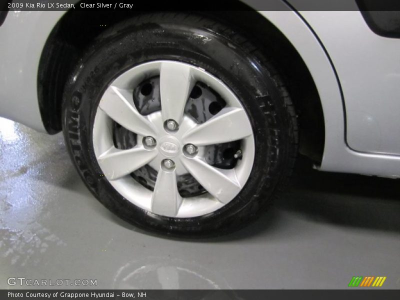 Clear Silver / Gray 2009 Kia Rio LX Sedan