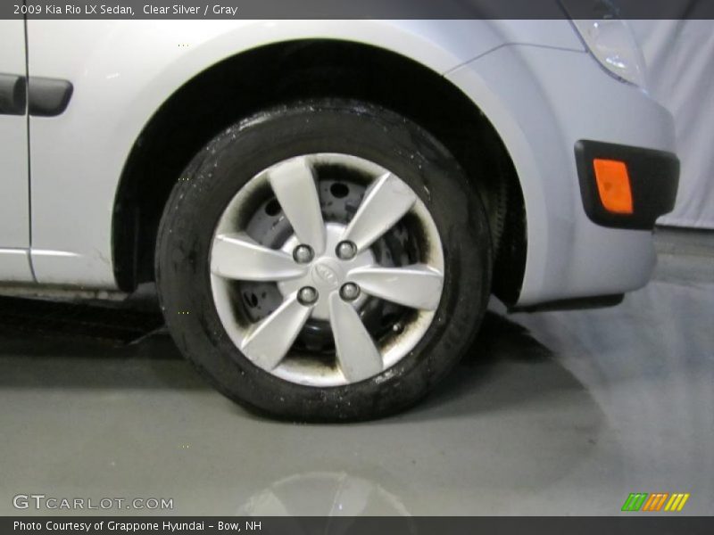 Clear Silver / Gray 2009 Kia Rio LX Sedan