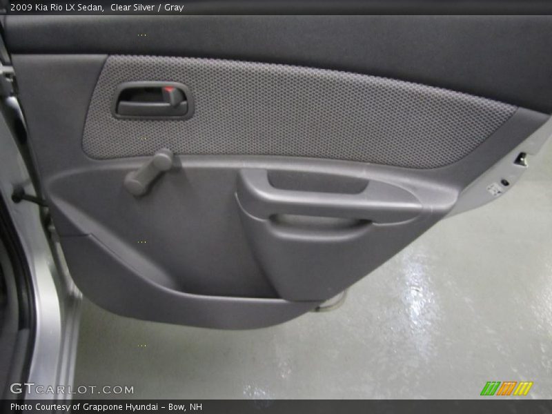 Clear Silver / Gray 2009 Kia Rio LX Sedan