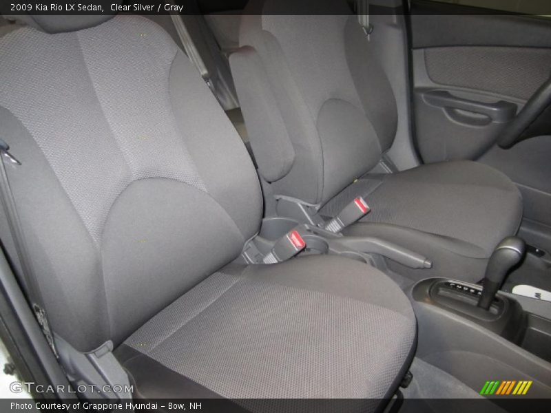 Clear Silver / Gray 2009 Kia Rio LX Sedan