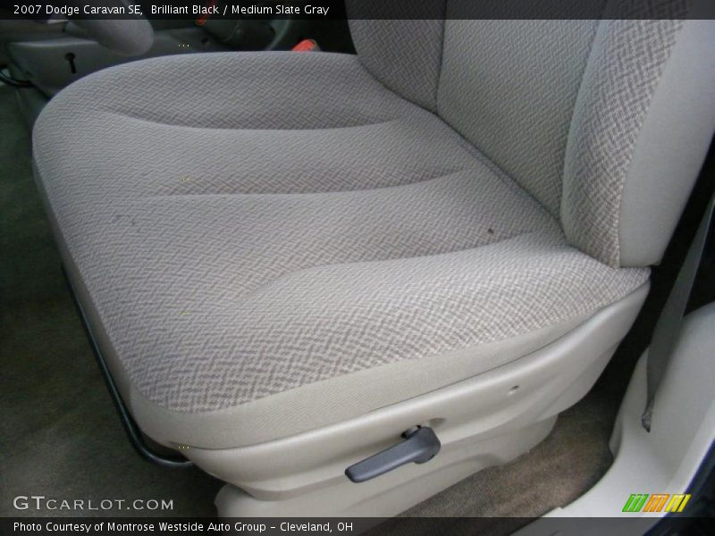 Brilliant Black / Medium Slate Gray 2007 Dodge Caravan SE